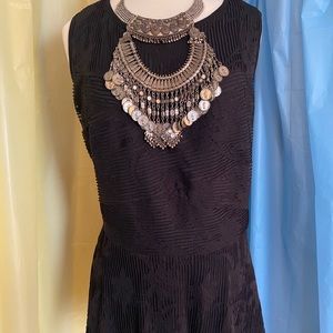 Black Peplum Top